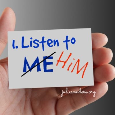 Self-control Listen to him