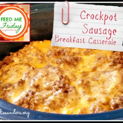 Crockpot Sausage Breakfast Casserole