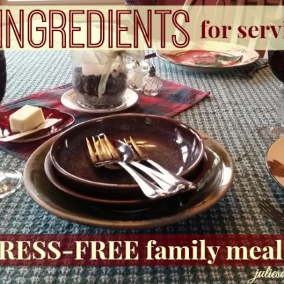 stress-free family meals