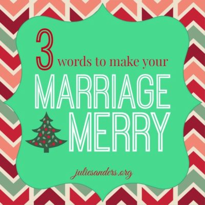 3 words merry marriage