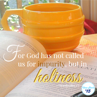 Pleasing God holiness