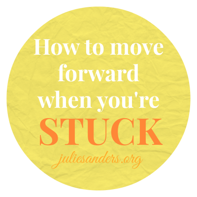 move forward when stuck